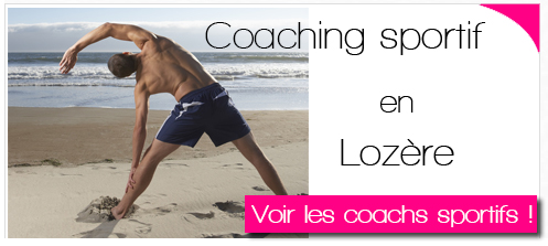 Coachs sportifs à domicile ou en salle de sport en cours collectif ou individuel en Lozère