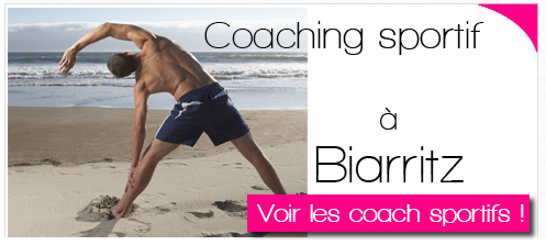 Coachs sportifs à domicile ou en salle de sport en cours collectif ou individuel à Biarritz