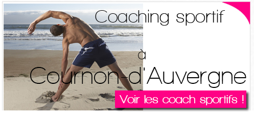 Coachs sportifs à domicile ou en salle de sport en cours collectif ou individuel à Cournon-d'Auvergne
