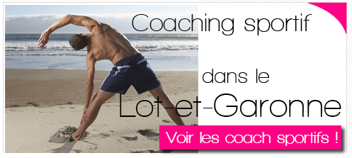 Coach sportifs à domicile ou en salle de sport en cours collectif ou individuel dans le Lot-et-Garonne