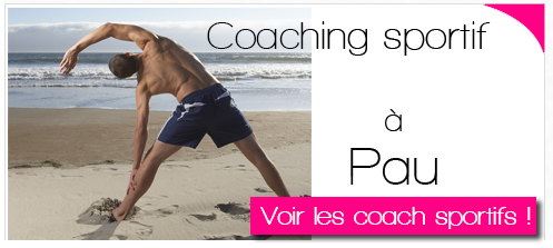 Coachs sportifs à domicile ou en salle de sport en cours collectif ou individuel à Pau