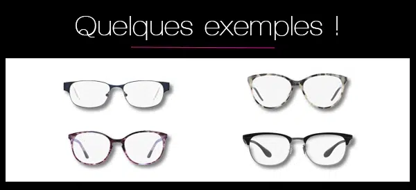 Exemples de paires et montures de lunettes de vue à choisir quand on a un visage carré