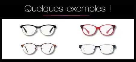 Exemples de paires et montures de lunettes de vue à choisir quand on a un visage losange, hexagonal ou diamant