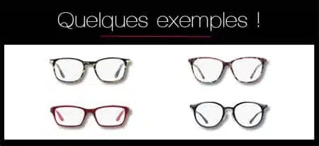 Exemples de paires et montures de lunettes de vue à choisir quand on a un visage ovale