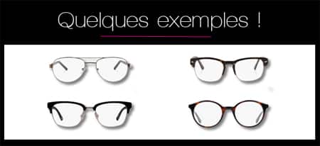 Exemples de paires et montures de lunettes de vue à choisir quand on a un visage rectangle ou rectangulaire
