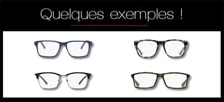 Exemples de paires et montures de lunettes de vue à choisir quand on a un visage oblong ou allongé