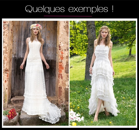 Exemples de robe de mariée à choisir et porter quand on a une petite poitrine