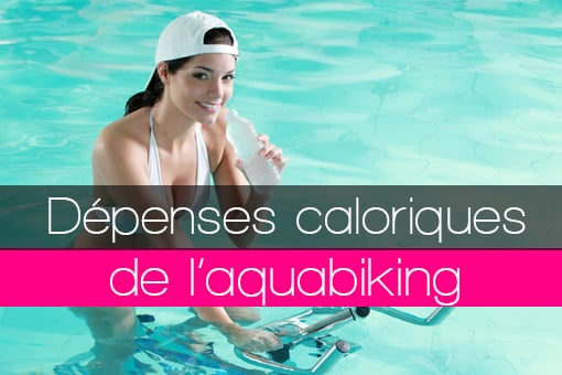 Dépenses énergétiques caloriques en calories consommées pour l'aquabiking