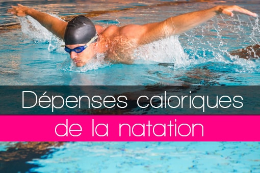 Dépenses énergétiques caloriques en calories consommées pour la natation