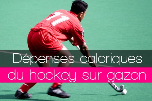 Dépenses énergétiques caloriques en calories consommées pour le hockey sur gazon