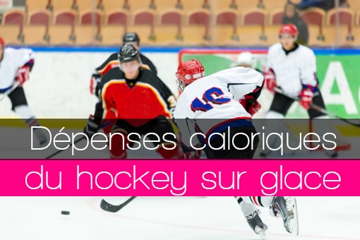 Dépenses énergétiques caloriques en calories consommées pour le hockey sur glace