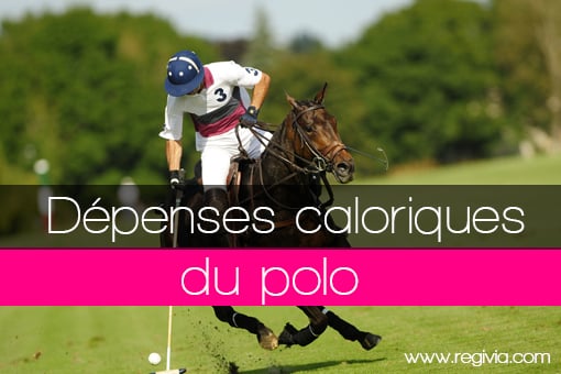 Dépenses énergétiques caloriques en calories consommées pour le polo