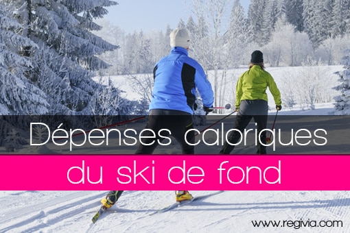 Dépenses énergétiques caloriques en calories consommées pour le ski de fond et le ski de randonnée