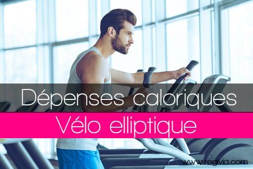 Dépenses énergétiques caloriques en calories consommées pour le vélo elliptique