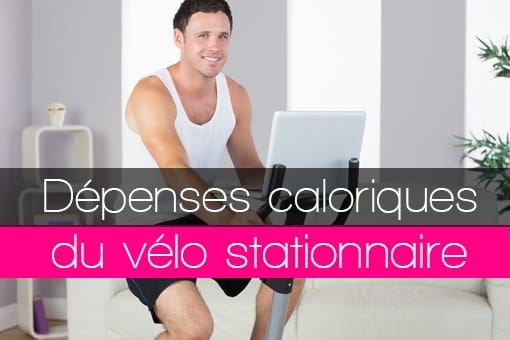 Dépenses énergétiques caloriques en calories consommées pour le vélo d'appartement stationnaire