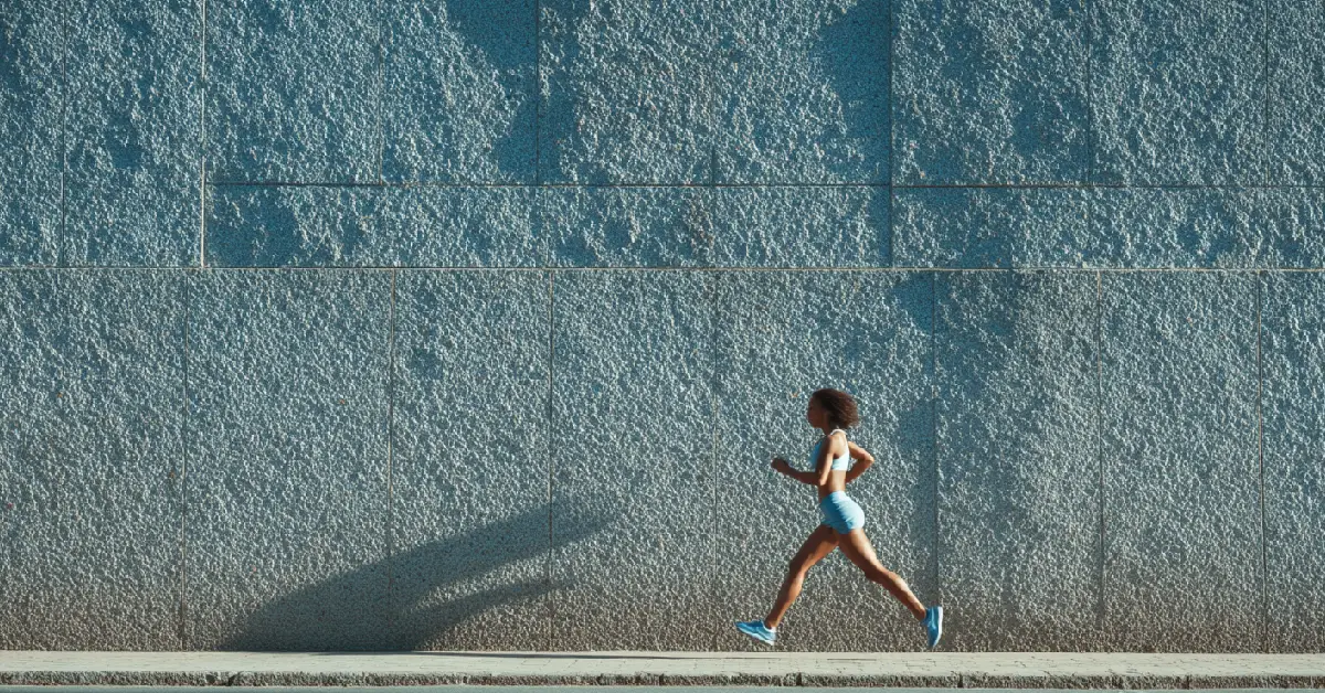 Corredor entrenando a ritmo maratón durante una salida de running en primavera para mejorar resistencia y estabilidad