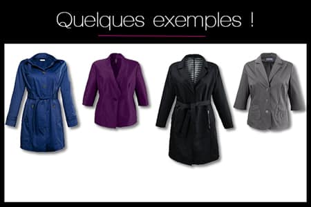 Exemples de manteaux et de vestes à porter pour sa silhouette en O, ronde ou pomme