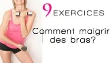 9 exercices pour maigrir et perdre la graisse autour des bras. Des exercices physiques pour muscler et tonifier les biceps et les triceps.
