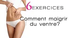 6 exercices physiques pour maigrir et perdre du ventre. Des exercices faciles pour perdre la graisse abdominale et retrouver un ventre plat.