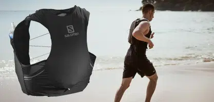 Indispensable : sac et poche d'eau de running course à pied