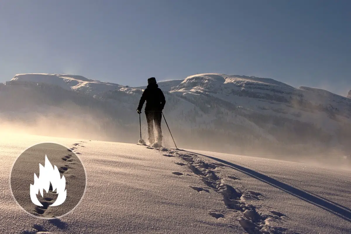Kalorienverbrauch und Energieverbrauch beim Schneeschuhwandern Kalorienverbrauch und Energieverbrauch beim Schneeschuhwandern