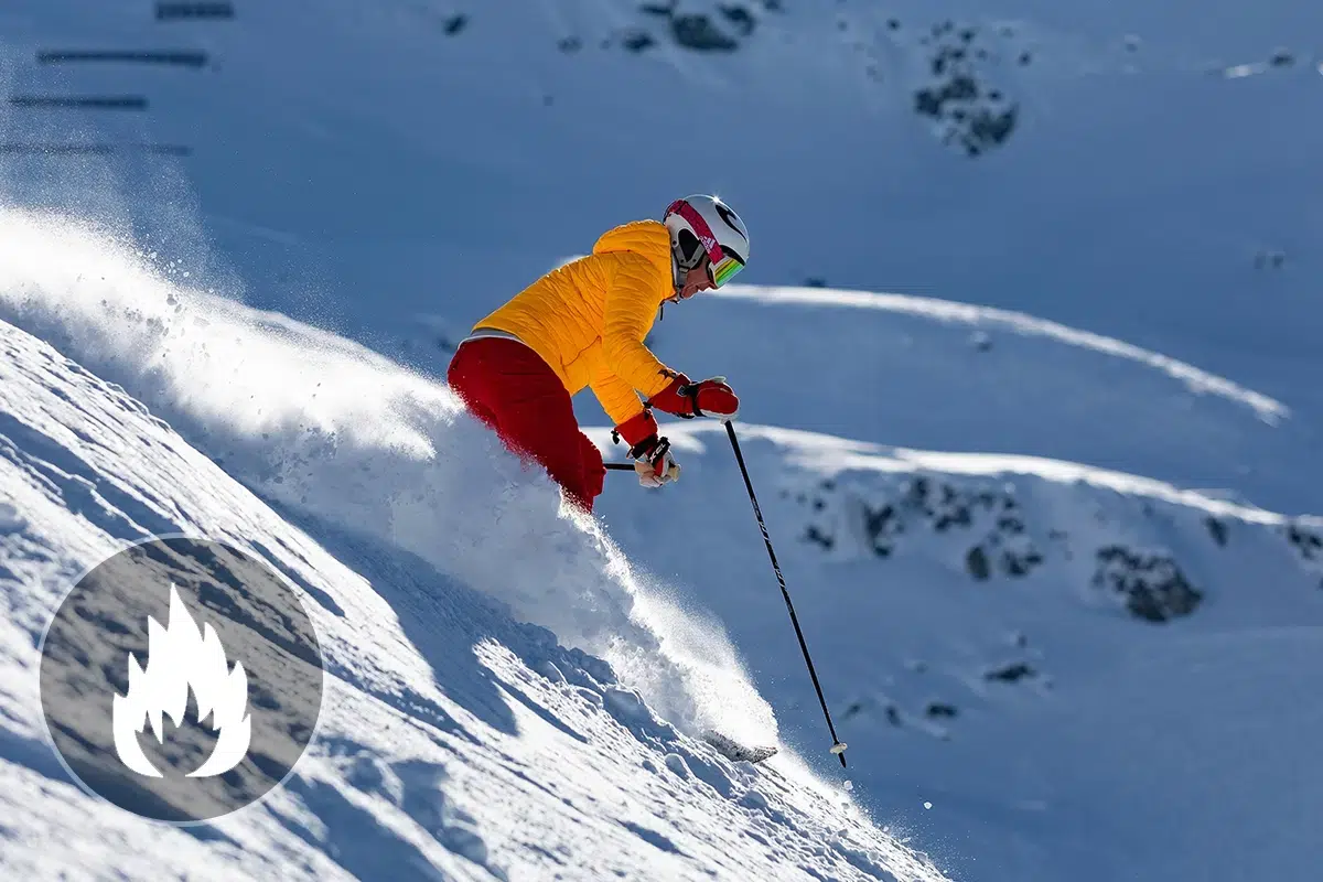 Kalorienverbrauch und Energieverbrauch beim Ski fahren