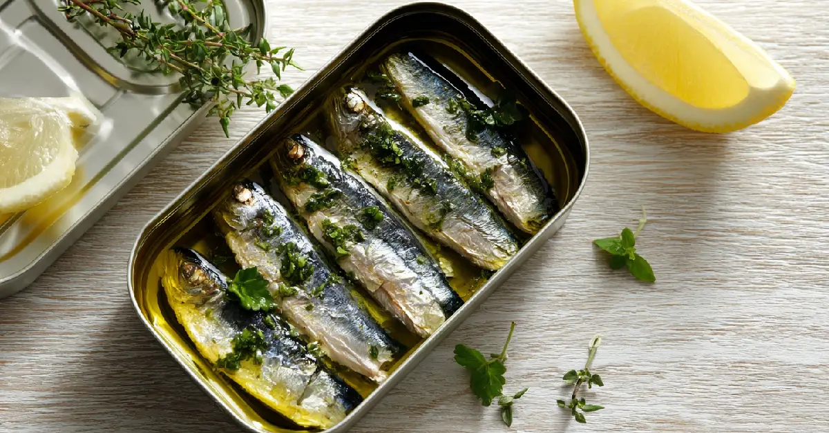 La sardine et ses vertus anti inflammatoire.