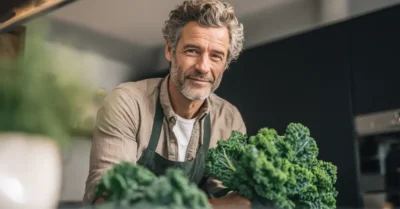 Le chou kale un super aliment anti inflammatoire disponible au mois de septembre.