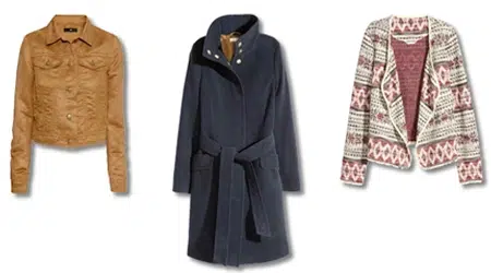 Exemples de manteaux et de vestes à porter quand on est petite Exemples de manteaux et de vestes à porter quand on est petite