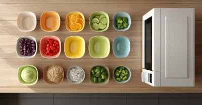 Nutrition : Recettes micro-ondes améliorées - 10 plats sains en 5 minutes