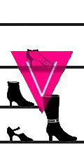 How to choose accessories and shoes for an inverted triangle body shape (V)?
