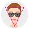 Femme : Quelles lunettes de soleil choisir pour son visage triangle inversé ?