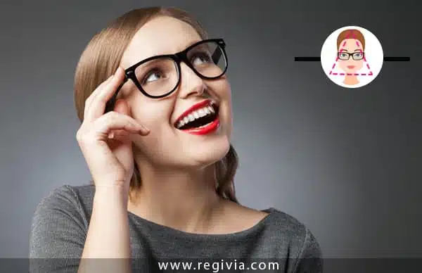 Comment choisir ses paires et montures de lunettes de vue quand on a un visage triangulaire : triangle haut, poire ou trapèze ?
