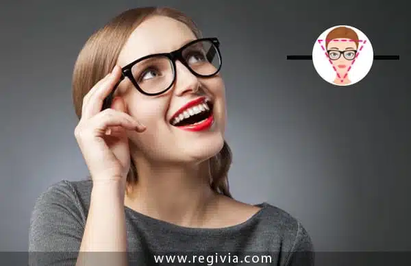 Comment choisir ses paires et montures de lunettes de vue quand on a un visage triangulaire : triangle bas, triangle inversé ou coeur ?