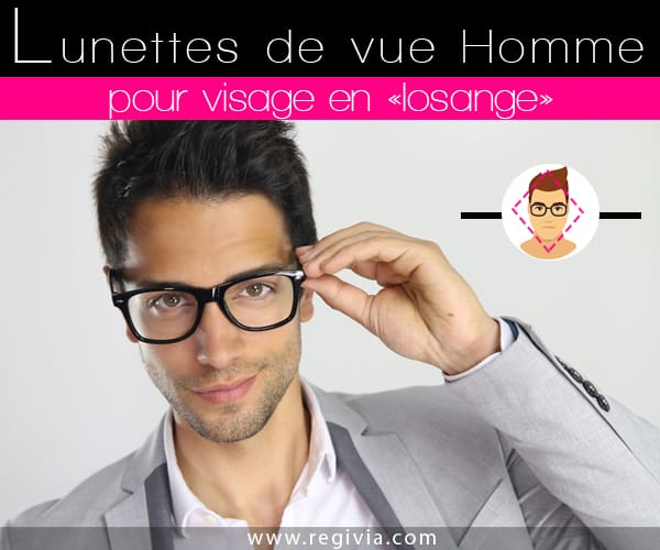 Comment choisir ses paires et montures de lunettes de vue pour homme quand on a un visage losange, hexagonal ou diamant ?