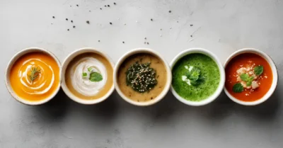 Soupes protéinées d’automne : 5 bols prêts en 15 min après séance