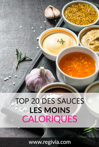 Top 20 des sauces les moins riches en calories