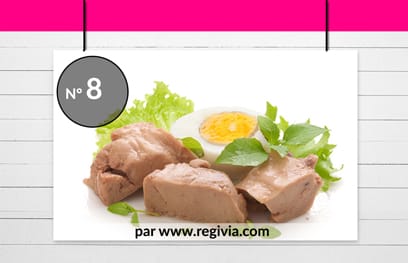 Numéro 8 des meilleurs aliments riches en vitamine a rétinol, le foie de morue