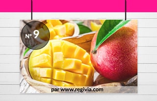 Top 9 des fruits les plus caloriques : la mangue